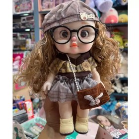 تصویر عروسک عینکی تمام گوشتی خارجی 