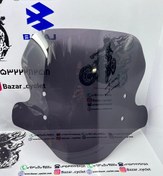 تصویر طلق بادگیر کامل اسپرت موتور سیکلت یاماها ایروکس و nvxوکلیک با لوازم رنگ دودی (دست) 