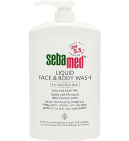 تصویر شستشوی مایع صورت و بدن 1000 میلی‌لیتر برند sebamed Liquid Face And Body Wash 1000ml