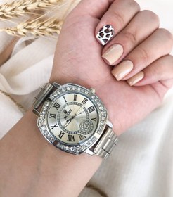 تصویر ساعت دخترانه رولکس مربعی - تک رنگ 