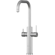 تصویر شیر ظرفشویی 2 منظوره کسری مدل آکوالیس رنگ کروم مات 