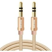 تصویر شارژر SWA5010C 3.5 میلی متر طلای کابل صدا بافته فیلیپس Philips 