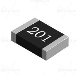 تصویر مقاومت اس ام دی ITEX SMD Resistor 0805 , 220Ohm 5% 1/8W 0805W8J0201IT5 