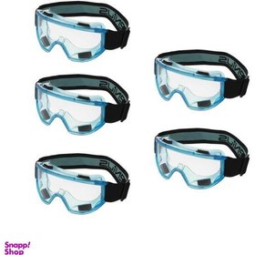 تصویر عینک ایمنی جنیوس مدل Q-130 بسته پنج عددی 