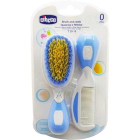 تصویر ست برس شانه جغجغه ای نوزاد چیکو غیر اصل Seiko baby ratchet shoulder brush set