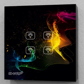 تصویر کلید لمسی 220 ولت هوشمند BTX سفارشی 