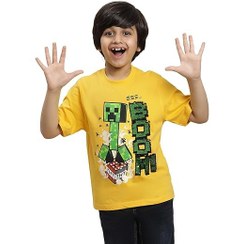 تصویر تی شرت طرح ماینکرافت | Minecraft Printed Boy's T-Shirt 