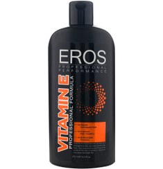 تصویر شامپو مو حاوی ویتامین E حجم 450 میل ایروس Eros Vitamin E Ontaining Shampoo 450 ml