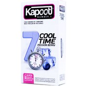 تصویر کاندوم کاپوت (Kapoot) مدل 7Cool Time بسته 12 عددی 