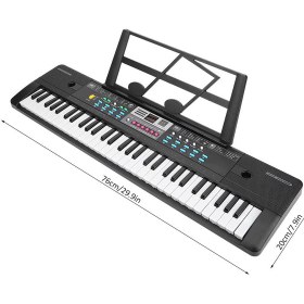 تصویر اسباب بازی کیبورد الکتریکی 61 کلید مدل Electronic Keyboard 61 Piano Key 6161UFB 