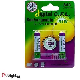 تصویر باطری نیمه قلمی AAA 1850 digital C.F.L 