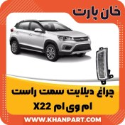 تصویر چراغ دیلایت سمت راست ام وی ام X22 