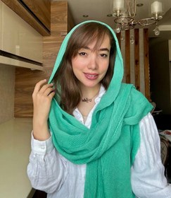 تصویر شال پلیسه اوریب - کرم پودری 