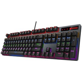 تصویر کیبورد V500 RGB Mechanical Rapoo Rapoo V500 RGB Mechanical Gaming