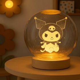 تصویر گوی چراغدار کرومی 