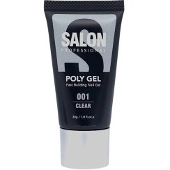 تصویر پلی ژل کاشت ناخن سالن Salon | رنگClear کد 001 | حجم 30 گرم 