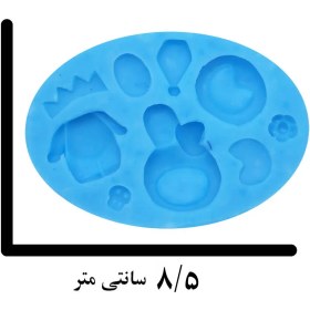 تصویر قالب سیلیکونی کرومی 