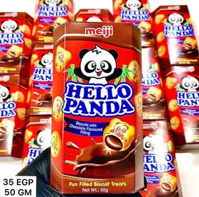 تصویر بيسکويت شکلاتی هلو پاندا 25 گرم MEIJI HELLO PANDA مدل Fun Filled Biscuit Treats Meiji Fun Filled Biscuit Treats 25gr