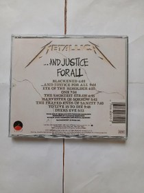 تصویر آلبوم موسیقی ترش متال Metallica 1988 Metallica 1988 Music CD