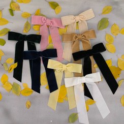 تصویر پاپیون مو مخمل فادیا 