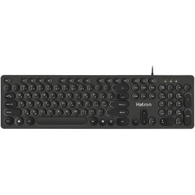 تصویر کیبورد سیمی هاترون HATRON مدل HK212 Hatron HK212 Wierd Keyboard