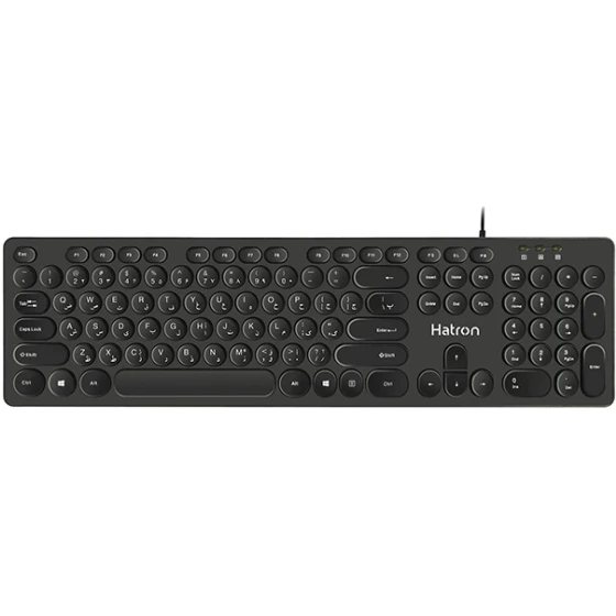 Hatron خرید و قیمت کیبورد سیمی هاترون HATRON مدل HK212 | ترب