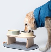 تصویر نگه دارنده ظرف غذای دو قلو ایتی بیتی مدل Eaty Bity 