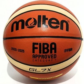 تصویر توپ بسکتبال مولتن سایز 7 Molten basketball size 7 model gl 7