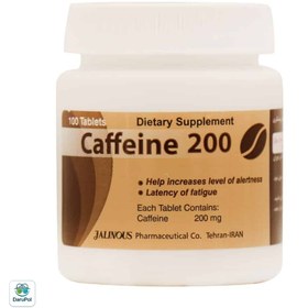 تصویر قرص کافئین 200 میلی گرم جالینوس 