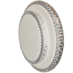 تصویر چراغ سقفی ۳۶ وات مودی مدل دوطبقه دور کریستالی 