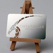 تصویر کارت ویزیت لوکس فلزی 