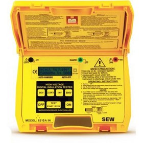 تصویر میگر 5000 ولت دیجیتال تایوانی مدل SEW 6210A IN SEW 6210IN Digital insulation tester