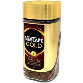 تصویر قهوه فوری نسکافه گلد(شیشه) 200 گرمی Nescafe gold coffee 200 gr