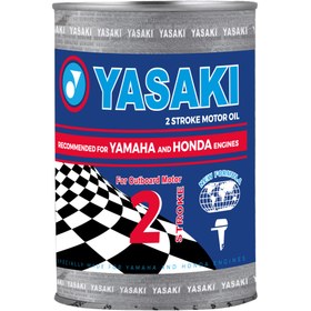 تصویر روغن موتور سیکلت یاساکی دوزمانه حجم 1لیتر Yasaki motorcycle oil