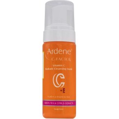 تصویر فوم شوینده و شفاف کننده صورت ویتامین سی آردن 