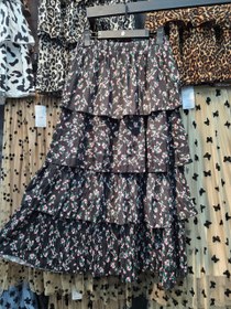 تصویر دامن طبقه ای 