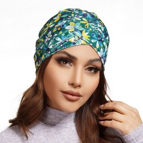 تصویر توربان (کلاه حجاب) مخمل طرح مینیمال - شناسه 251060 