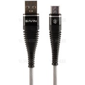 تصویر کابل شارژ و انتقال داده میکرو یو اس بی باوین Bavin CB-168 Micro USB Cable 1m 