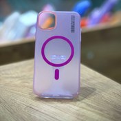 تصویر کاور مگسیف دار رنگ صورتی مناسب آیفون 11 پرو /iphone 11 pro 