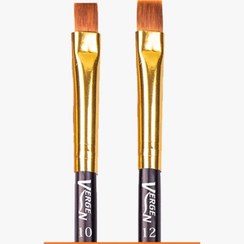 تصویر قلم آرایشی ورژن VERGEN - قلم گریم سرصاف سایز ۱۰ کد D103 