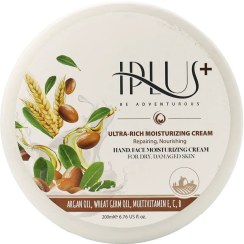 تصویر کرم مرطوب کننده آی پلاس حاوی روغن آرگان و جوانه گندم حجم ۲۰۰ میلی لیتر 