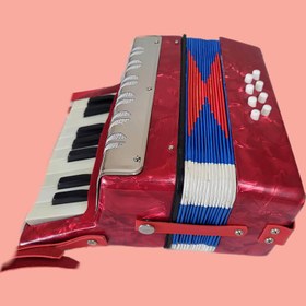 تصویر آکاردئون صورتی 