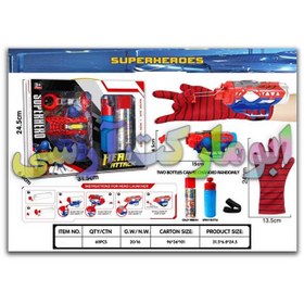 تصویر دستکش تار پرتابی اسپایدرمن 