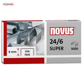 تصویر سوزن منگنه نووس مدل DIN7405 کد 0400190 سايز 6 ميلي متر ا Novus 6 mm 0400190 Stapler Needle Novus 6 mm 0400190 Stapler Needle