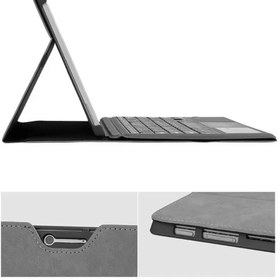 تصویر کیف کلاسوری مدل Aban-7 مناسب برای سرفیس پرو 7 - نقره ای Cover Surface pro7 Aban-7