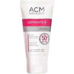 تصویر کرم ضد آفتاب ضد لک دپی وایت اس ای سی ام بی رنگ ACM DÉPIWHITE S ACM DÉPIWHITE S SPF 50