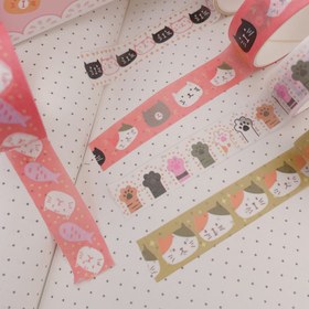 تصویر چسب واشی طرح گربه 