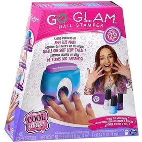 تصویر اسباب بازی استمپر چاپ ناخن کودک کیفی GO GLAM Nail care makeup play set