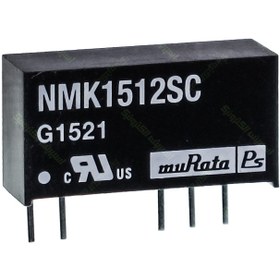 تصویر مبدل ولتاژ موراتا 83± میلی آمپر MURATA NMK1512SC DC/DC IN:15V OUT:±12V 