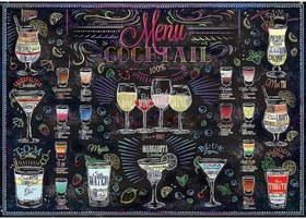 تصویر پازل 500 تیکه Cocktail Menu 